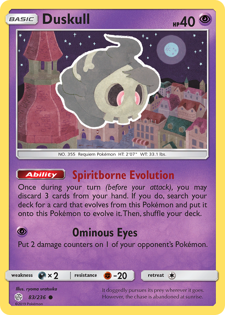 Duskull (83/236) [Sun & Moon: Cosmic Eclipse] | Play N Trade Winnipeg