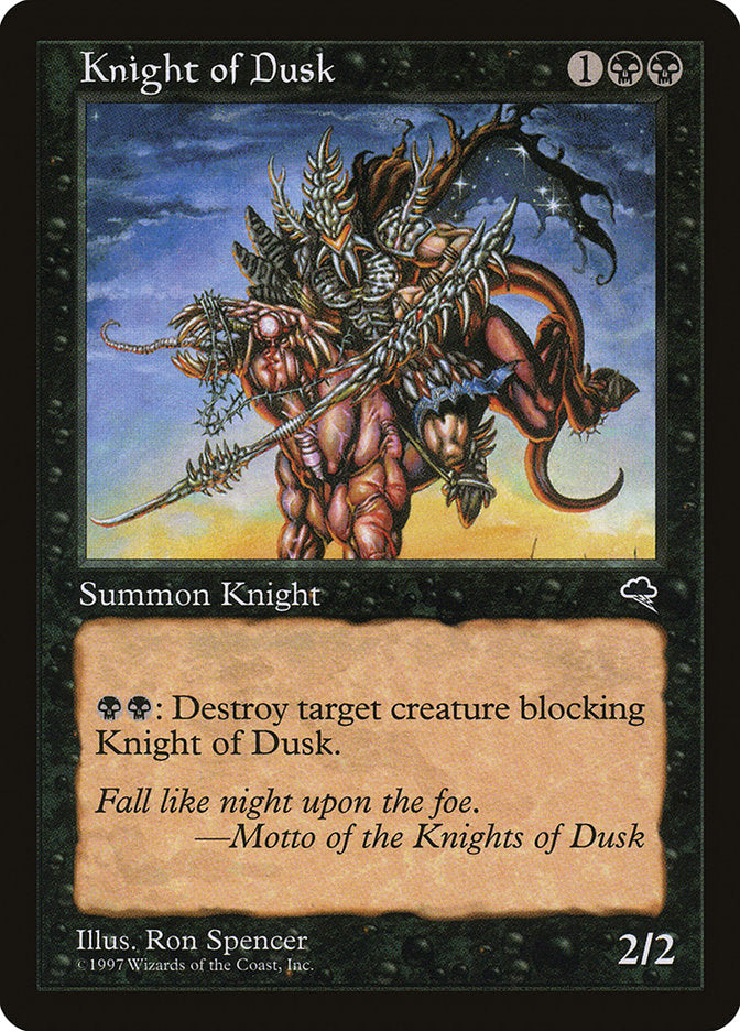 Knight of Dusk [Tempest] | Play N Trade Winnipeg