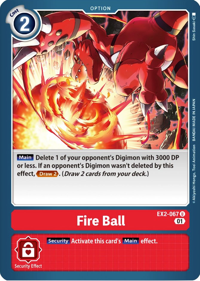 Fire Ball [EX2-067] [Digital Hazard] | Play N Trade Winnipeg