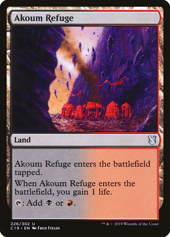 Akoum Refuge [Commander 2019] | Play N Trade Winnipeg