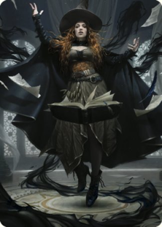 Tasha, the Witch Queen Art Card (41) [Commander Legends: Battle for Baldur's Gate Art Series] | Play N Trade Winnipeg