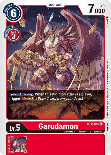 Garudamon [BT2-015] (Official Tournament Pack Vol.3) [Release Special Booster Promos] | Play N Trade Winnipeg