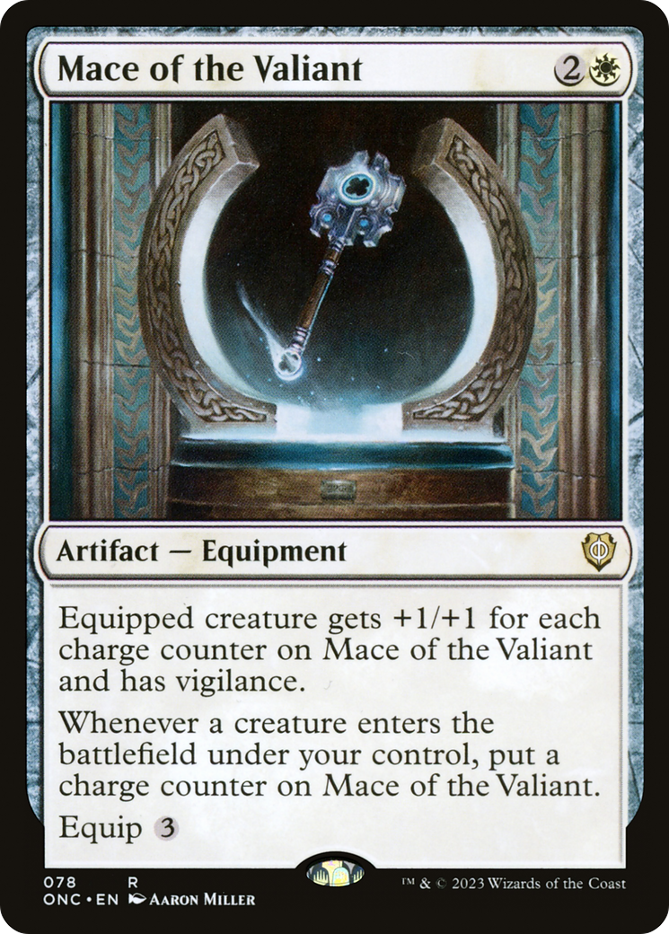 Mace of the Valiant [Phyrexia: All Will Be One Commander] | Play N Trade Winnipeg