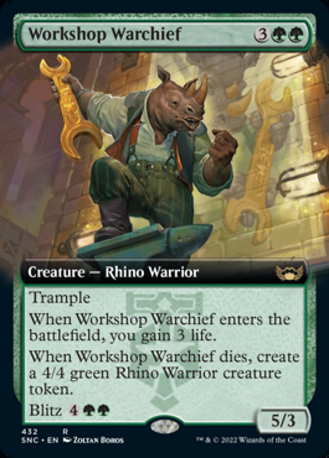 Workshop Warchief (Extended Art) [Streets of New Capenna] | Play N Trade Winnipeg