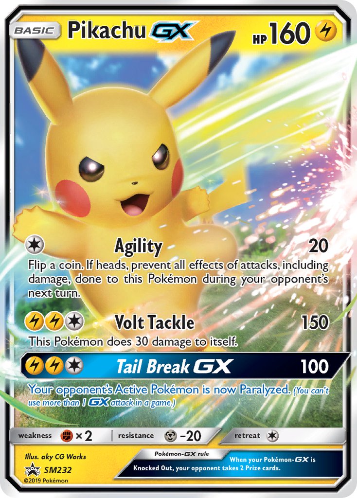 Pikachu GX (SM232) [Sun & Moon: Black Star Promos] | Play N Trade Winnipeg