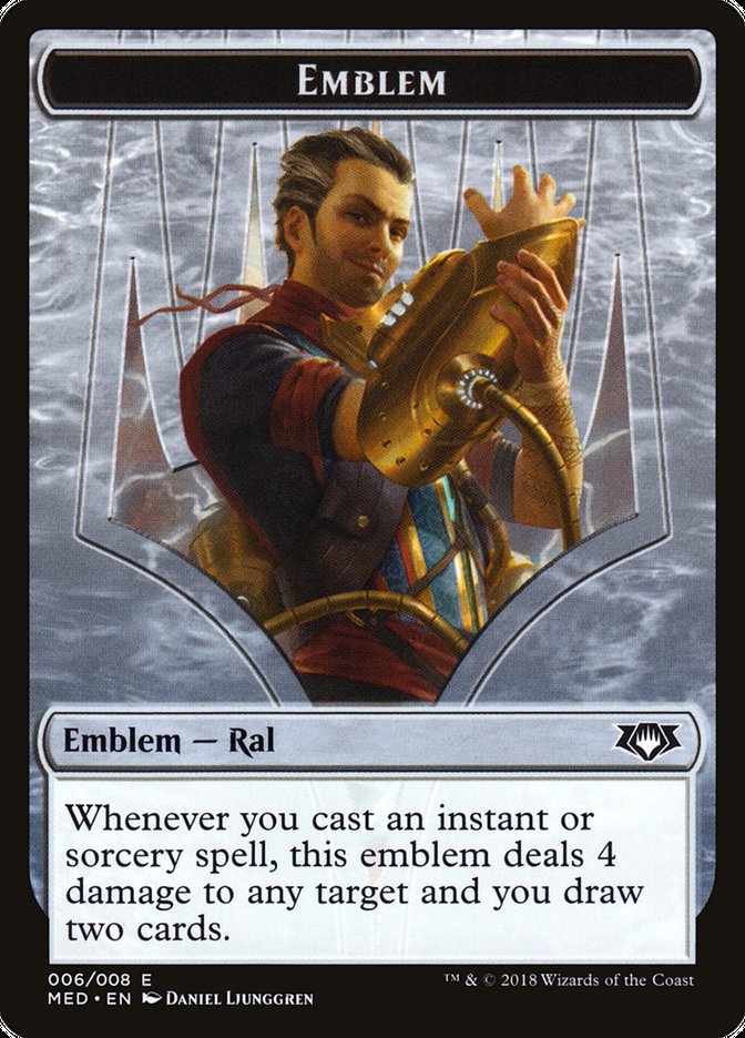 Ral, Izzet Viceroy Emblem [Mythic Edition Tokens] | Play N Trade Winnipeg