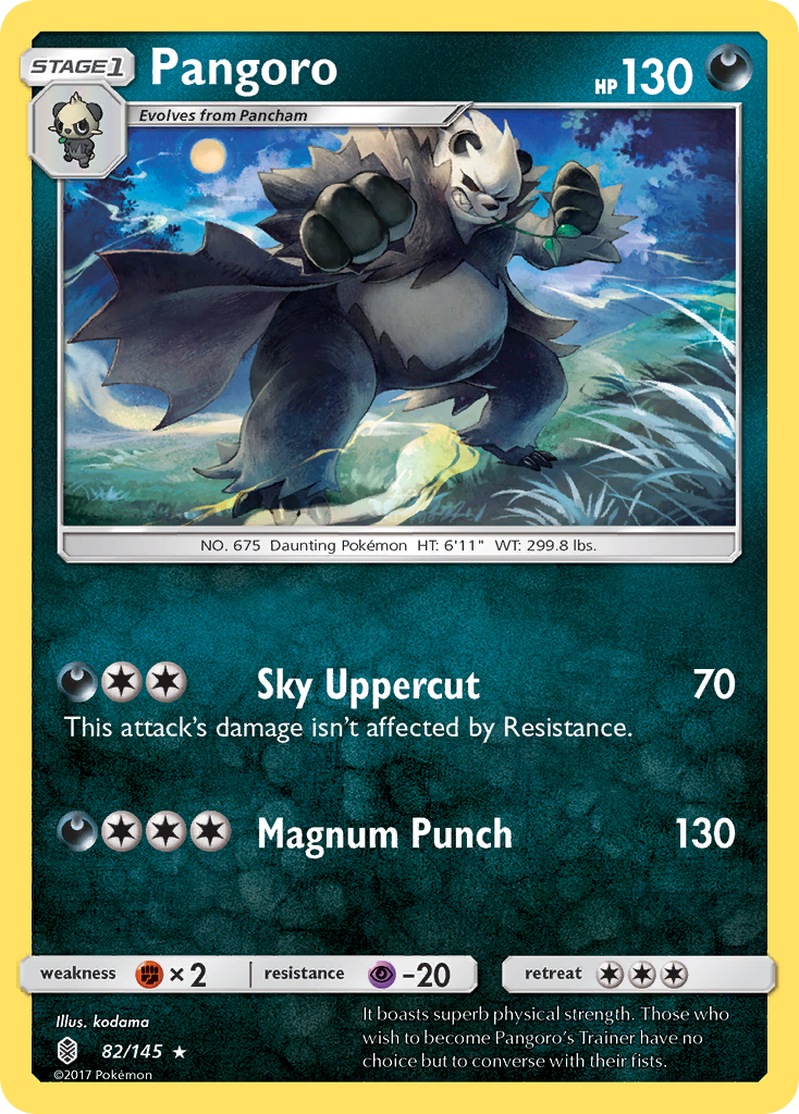 Pangoro (82/145) [Sun & Moon: Guardians Rising] | Play N Trade Winnipeg