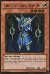 Thunder King Rai-Oh [GLD3-EN020] Gold Rare | Play N Trade Winnipeg