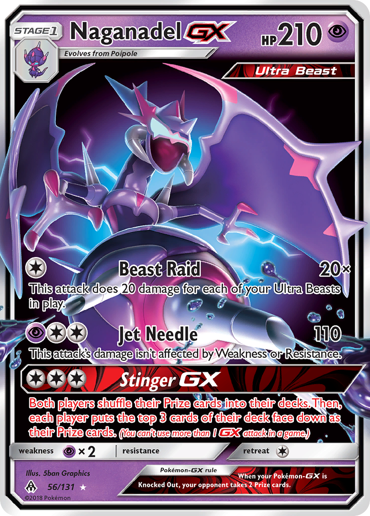 Naganadel GX (56/131) [Sun & Moon: Forbidden Light] | Play N Trade Winnipeg