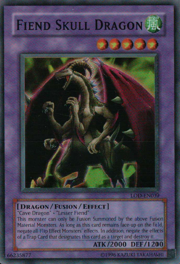 Fiend Skull Dragon [LOD-EN039] Super Rare | Play N Trade Winnipeg