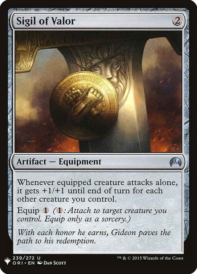 Sigil of Valor [Mystery Booster] | Play N Trade Winnipeg