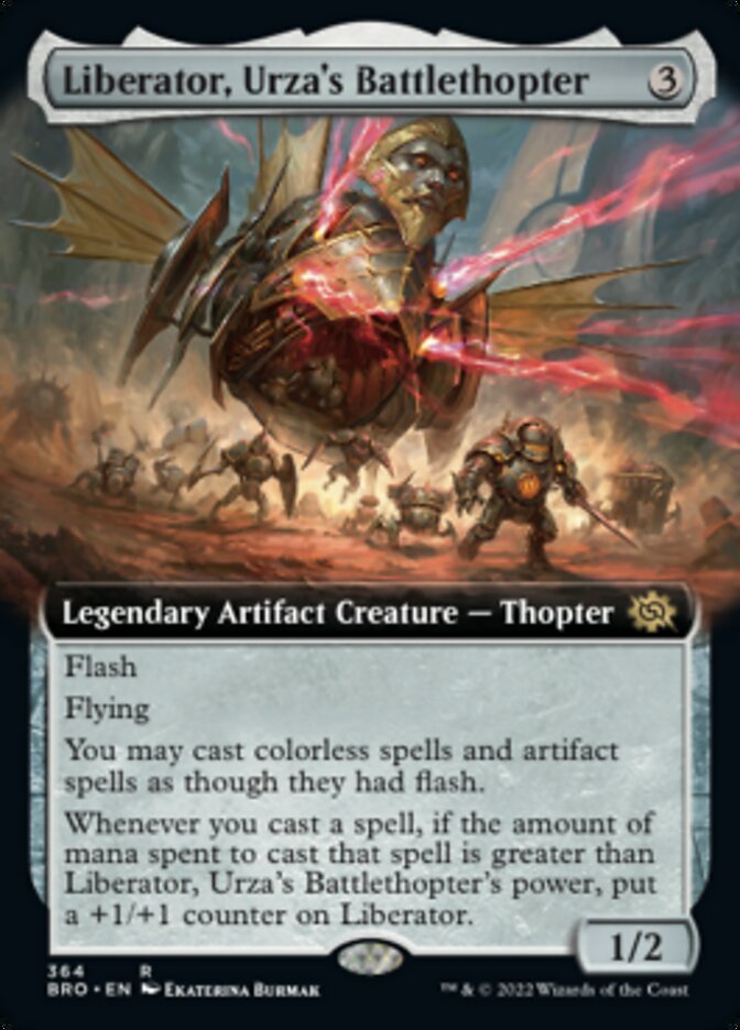 Liberator, Urza's Battlethopter (Extended Art) [The Brothers' War] | Play N Trade Winnipeg