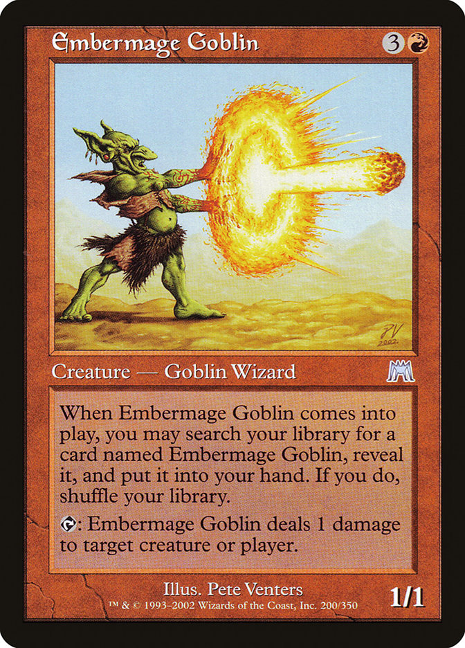 Embermage Goblin [Onslaught] | Play N Trade Winnipeg