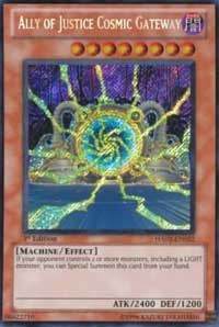 Ally of Justice Cosmic Gateway [HA02-EN022] Secret Rare | Play N Trade Winnipeg