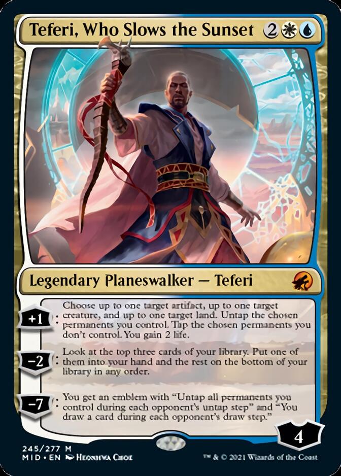 Teferi, Who Slows the Sunset [Innistrad: Midnight Hunt] | Play N Trade Winnipeg