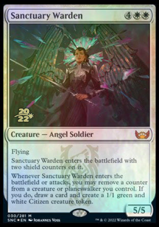 Sanctuary Warden [Streets of New Capenna Prerelease Promos] | Play N Trade Winnipeg