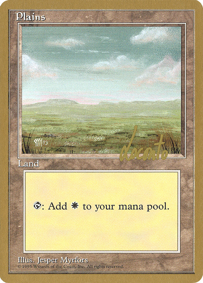 Plains (ml364) (Michael Loconto) [Pro Tour Collector Set] | Play N Trade Winnipeg