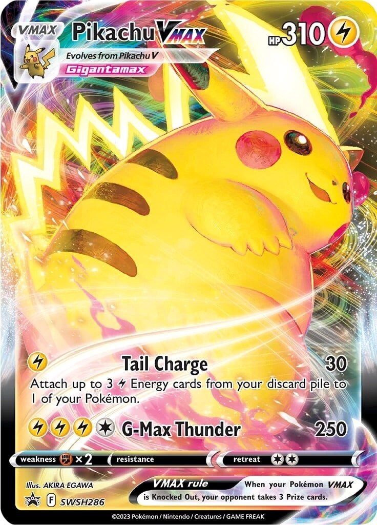 Pikachu VMAX (SWSH286) (Jumbo Card) [Sword & Shield: Black Star Promos] | Play N Trade Winnipeg