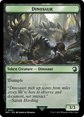 Fungus Dinosaur // Dinosaur (0001) Double-Sided Token [The Lost Caverns of Ixalan Tokens] | Play N Trade Winnipeg