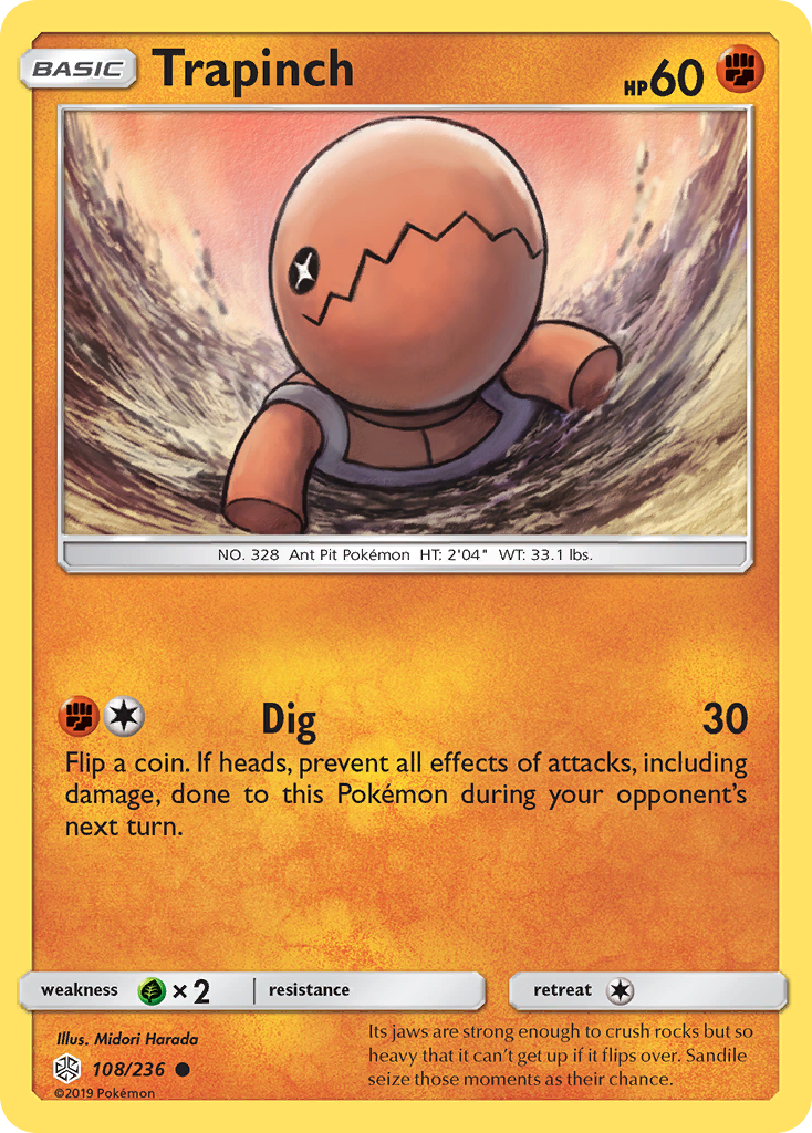 Trapinch (108/236) [Sun & Moon: Cosmic Eclipse] | Play N Trade Winnipeg