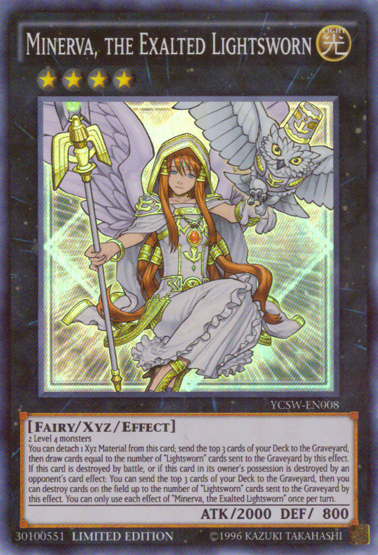 Minerva, the Exalted Lightsworn [YCSW-EN008] Super Rare | Play N Trade Winnipeg