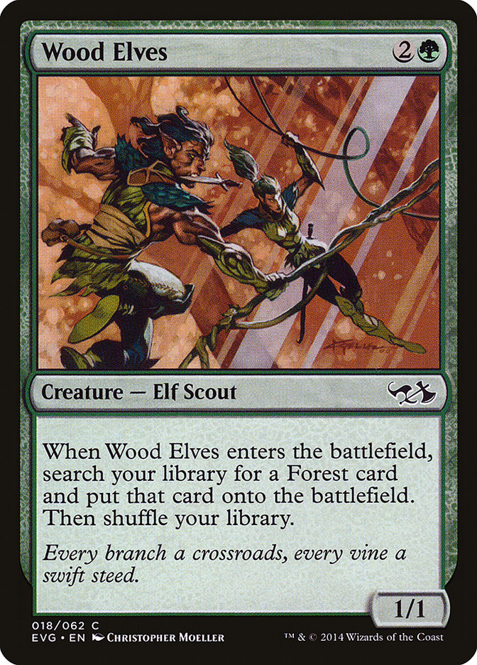 Wood Elves (Elves vs. Goblins) [Duel Decks Anthology] | Play N Trade Winnipeg