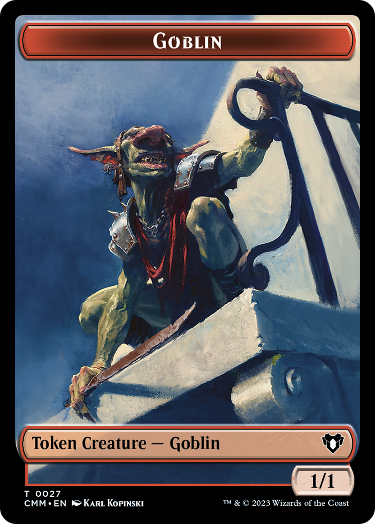 Goblin Token [Commander Masters Tokens] | Play N Trade Winnipeg