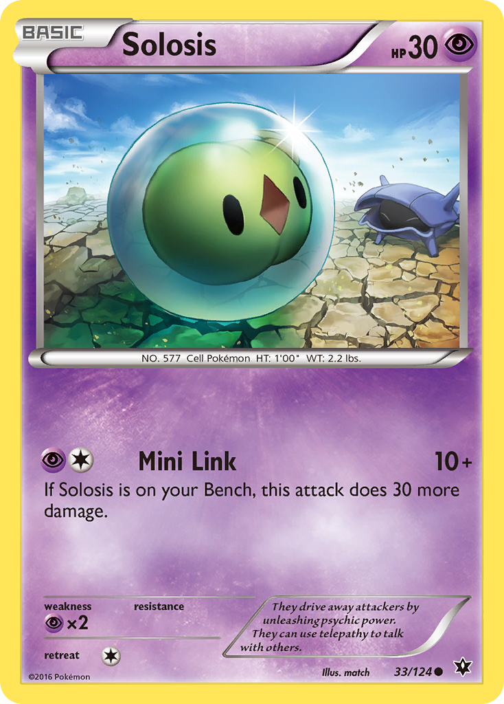 Solosis (33/124) [XY: Fates Collide] | Play N Trade Winnipeg