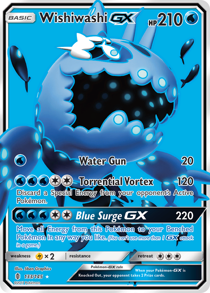 Wishiwashi GX (133/145) [Sun & Moon: Guardians Rising] | Play N Trade Winnipeg