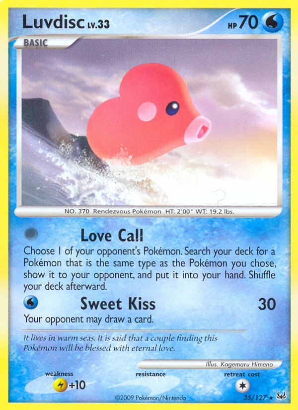 Luvdisc (35/127) [Platinum: Base Set] | Play N Trade Winnipeg