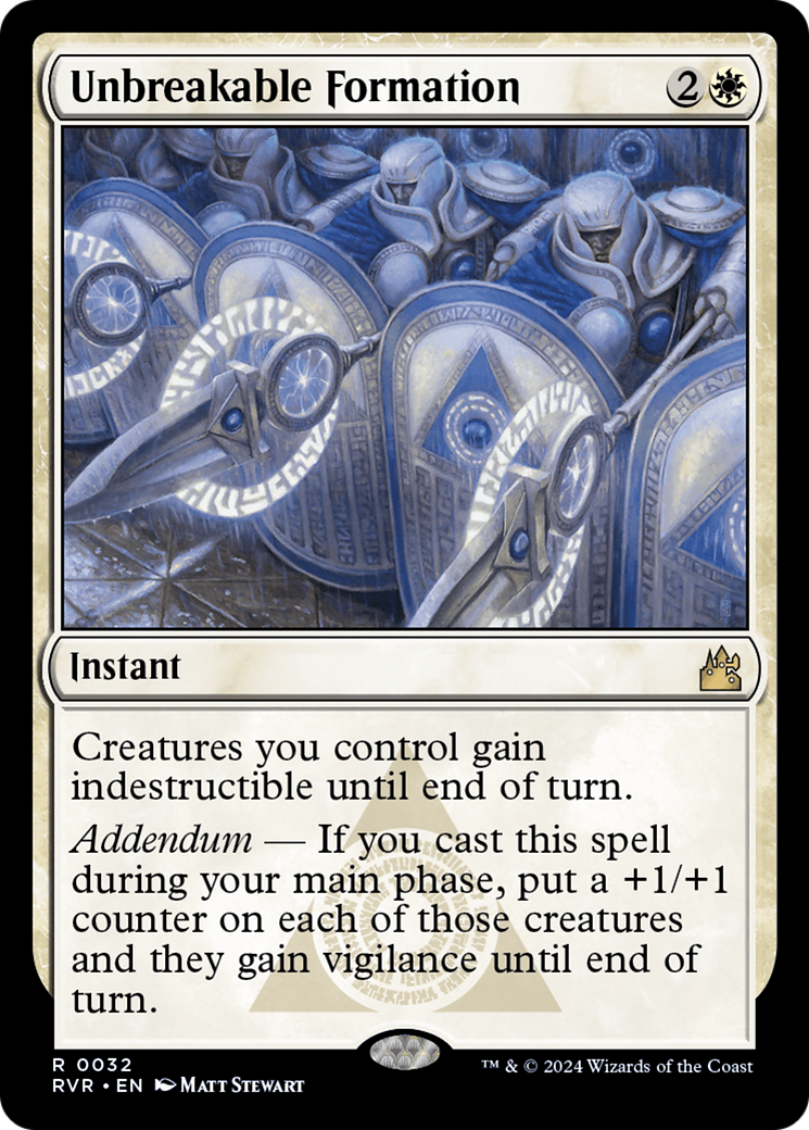 Unbreakable Formation [Ravnica Remastered] | Play N Trade Winnipeg