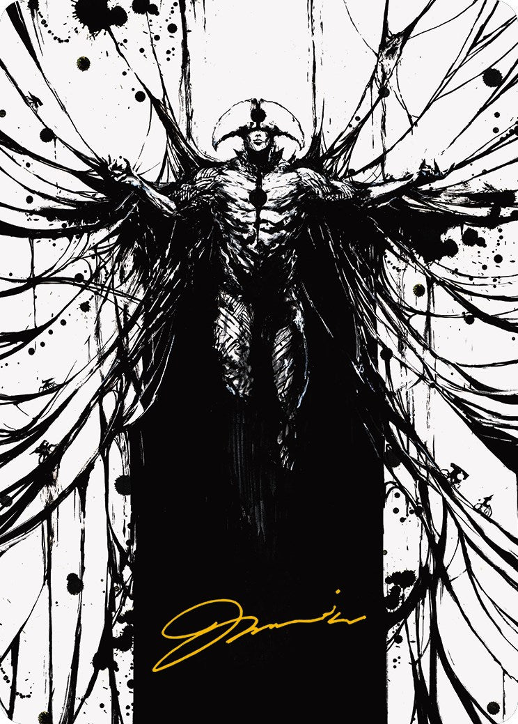 Sinew Dancer Art Card (Gold-Stamped Signature) [Phyrexia: All Will Be One Art Series] | Play N Trade Winnipeg
