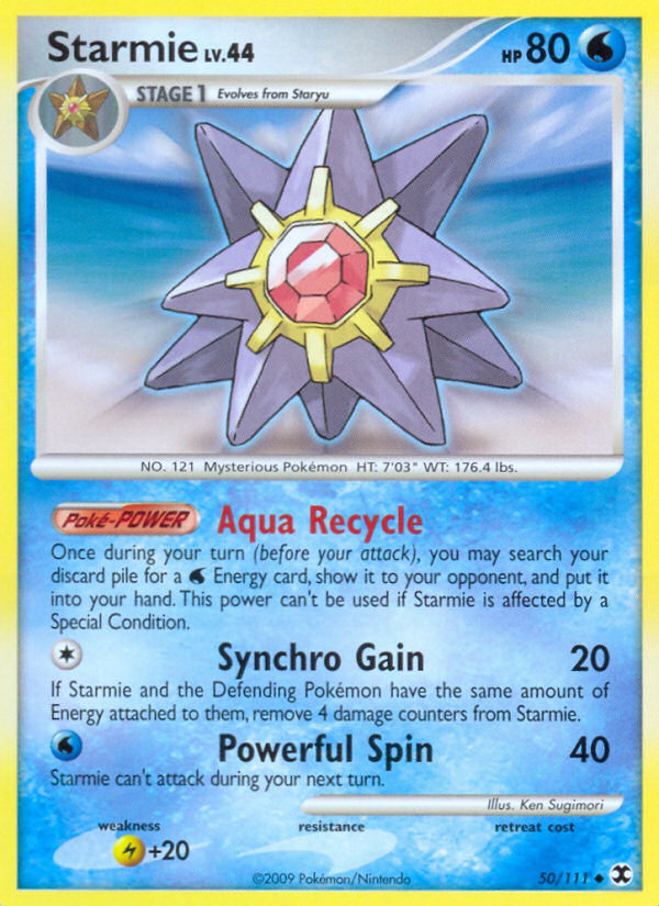 Starmie (50/111) [Platinum: Rising Rivals] | Play N Trade Winnipeg