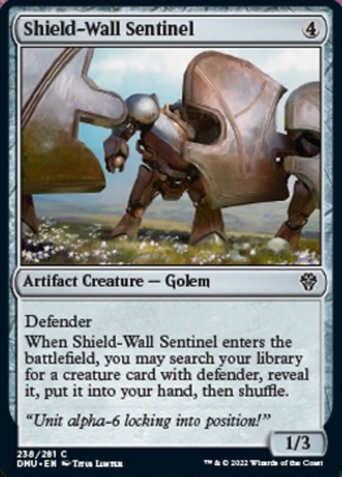 Shield-Wall Sentinel [Dominaria United] | Play N Trade Winnipeg