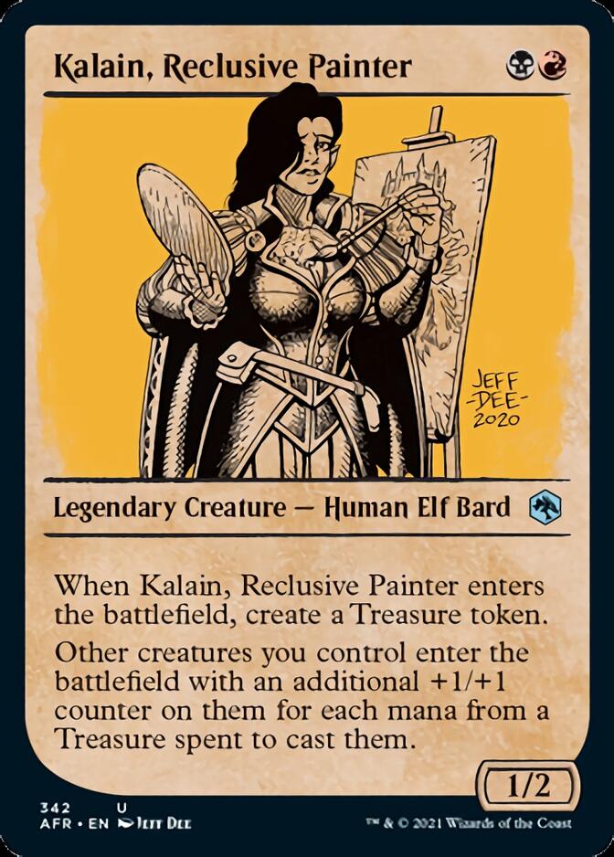 Kalain, Reclusive Painter (Showcase) [Dungeons & Dragons: Adventures in the Forgotten Realms] | Play N Trade Winnipeg