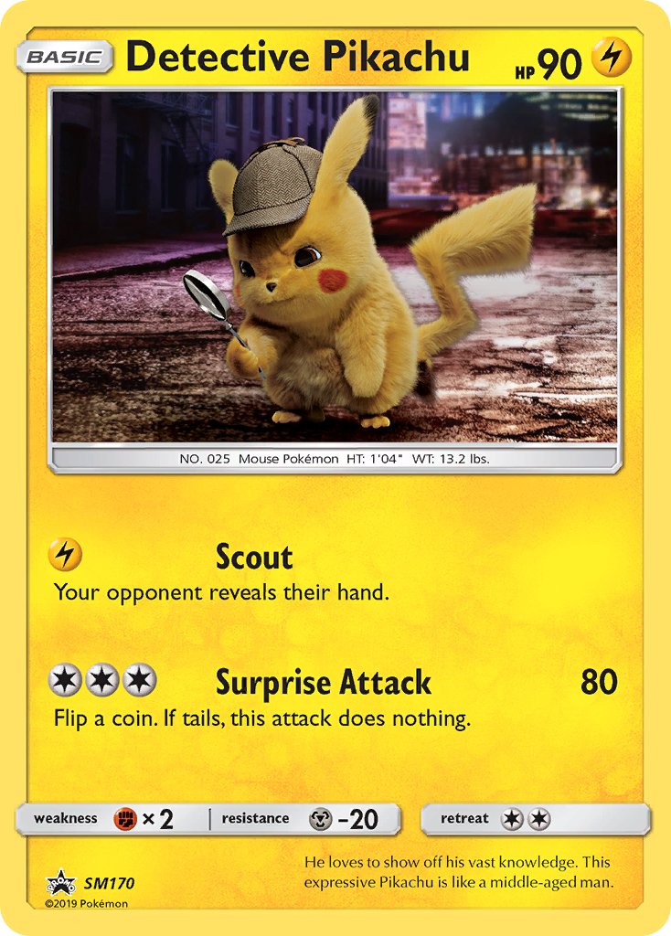 Detective Pikachu (SM170) [Sun & Moon: Black Star Promos] | Play N Trade Winnipeg