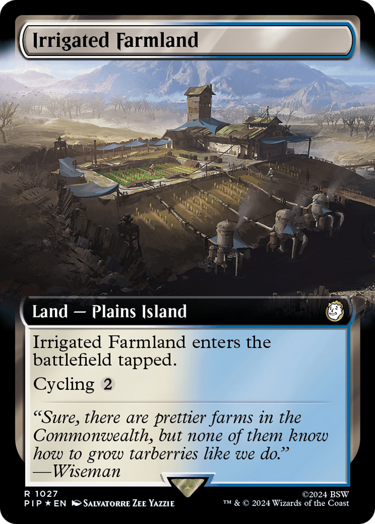 Irrigated Farmland (Extended Art) (Surge Foil) [Fallout] | Play N Trade Winnipeg