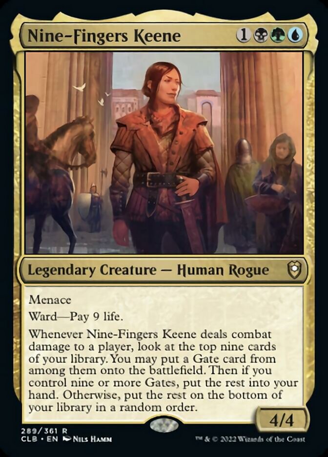 Nine-Fingers Keene [Commander Legends: Battle for Baldur's Gate] | Play N Trade Winnipeg