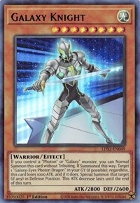 Galaxy Knight (Blue) [LDS2-EN049] Ultra Rare | Play N Trade Winnipeg
