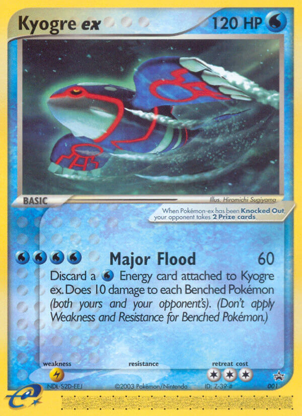 Kyogre ex (001) [Nintendo: Black Star Promos] | Play N Trade Winnipeg