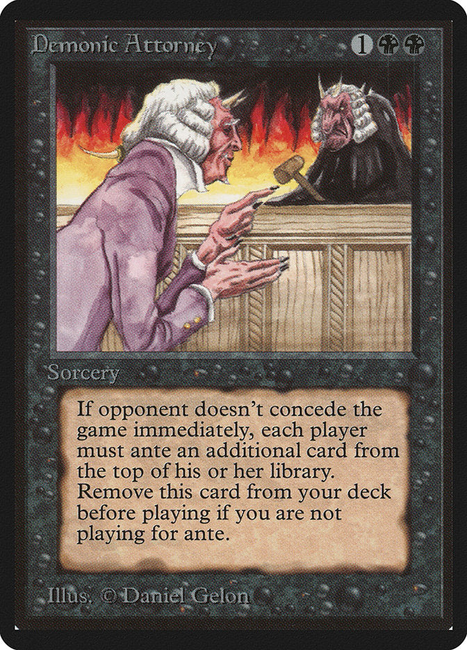 Demonic Attorney [Limited Edition Beta] | Play N Trade Winnipeg