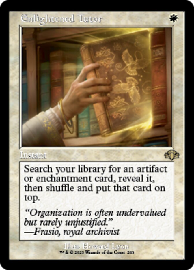 Enlightened Tutor (Retro) [Dominaria Remastered] | Play N Trade Winnipeg