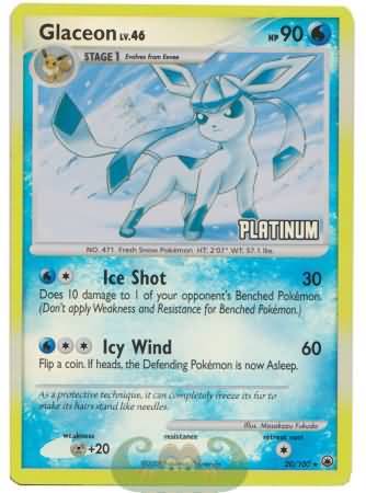 Glaceon (20/100) [Burger King Promos: 2009 Collection] | Play N Trade Winnipeg