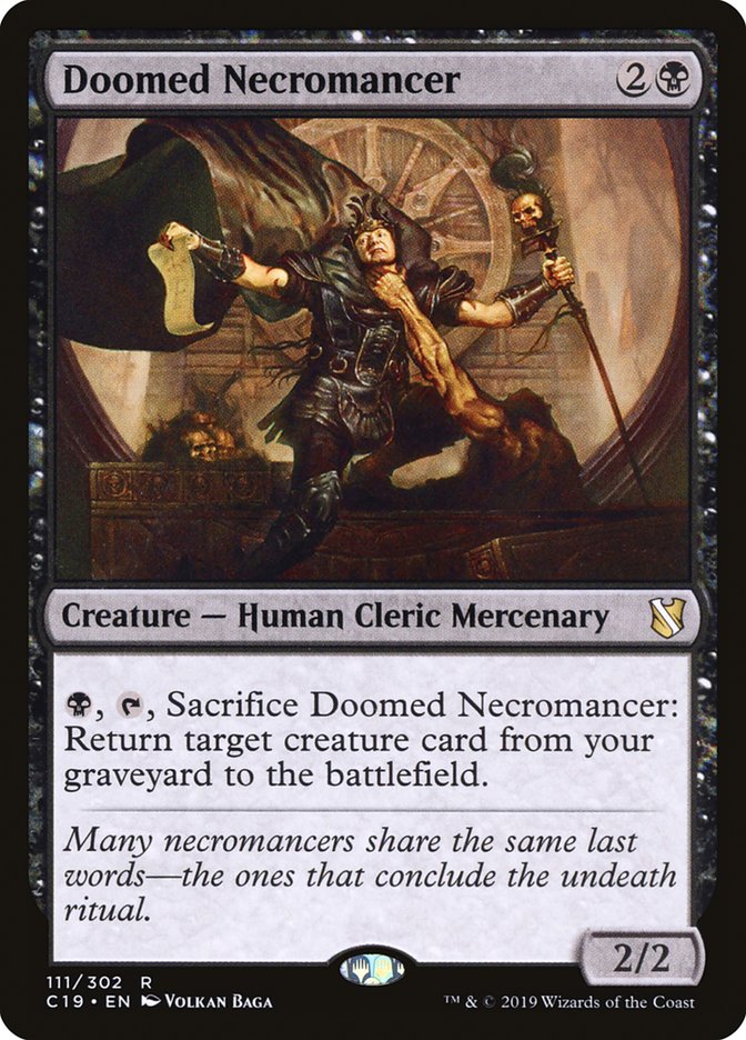 Doomed Necromancer [Commander 2019] | Play N Trade Winnipeg