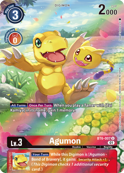 Agumon [BT6-007] (Alternate Art) [Double Diamond] | Play N Trade Winnipeg