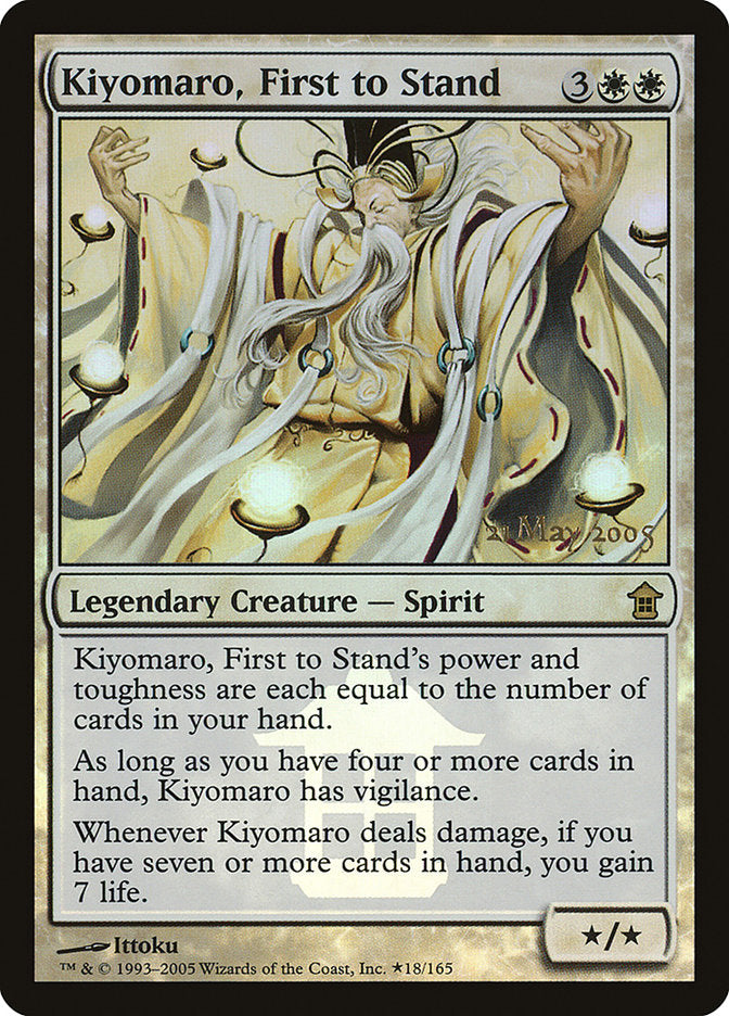 Kiyomaro, First to Stand [Saviors of Kamigawa Promos] | Play N Trade Winnipeg