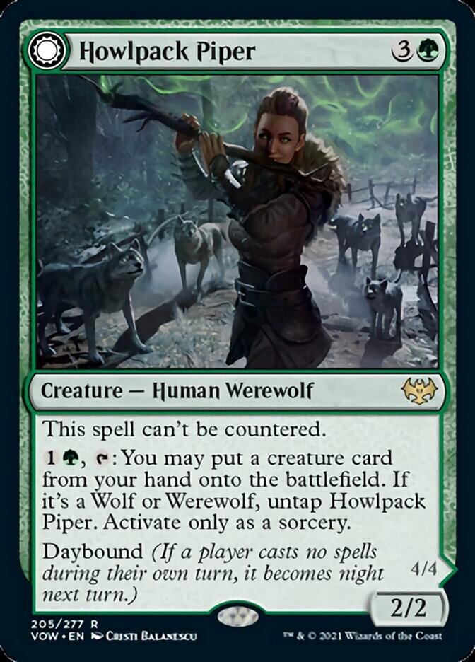 Howlpack Piper // Wildsong Howler [Innistrad: Crimson Vow] | Play N Trade Winnipeg