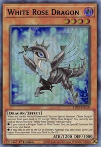 White Rose Dragon (Green) [LDS2-EN109] Ultra Rare | Play N Trade Winnipeg