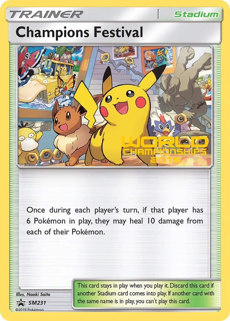 Champions Festival (SM231) (Quarter Finalist 2019) [Sun & Moon: Black Star Promos] | Play N Trade Winnipeg