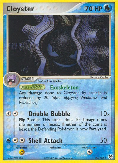 Cloyster (20/112) [EX: FireRed & LeafGreen] | Play N Trade Winnipeg